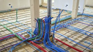 Instalación de suelo radiante para calefacción en una reforma en Zaragoza
